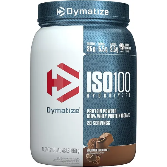 Proteina Hidrolizada Aislada Iso100 Dymatize - 20 Servicios