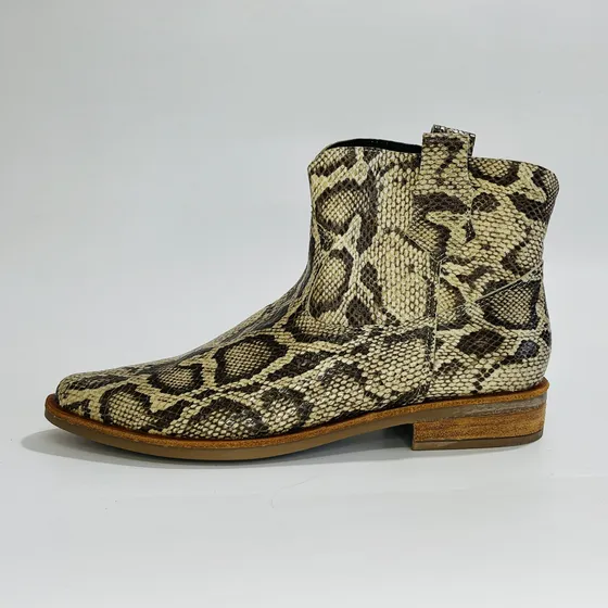 Bota Cuero  Borcego Mujer Heiko Art 2965 Beige 38