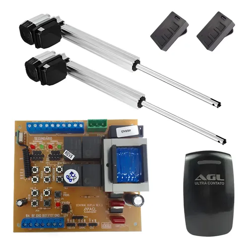 Kit Motor Pivotante Garen 1/4 Hp Acionamento Duplo 0,75cm