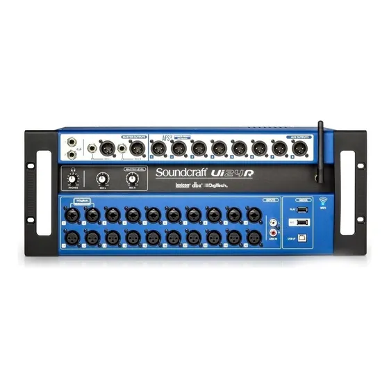 Mesa de som Digital Soundcraft Ui24R 127/220V