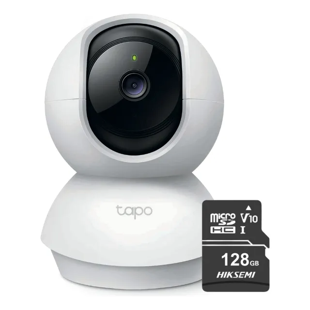 Cámara De Seguridad Tapo C210 2k + Microsd 128 Gb Tp-link