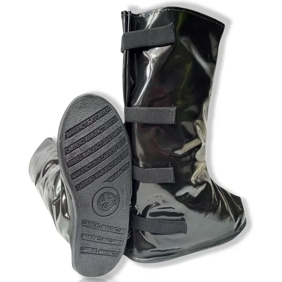 Zapatones Impermeables Para Botas Tipo Escolta, Con Suela.
