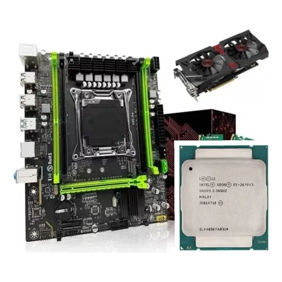 Combo Gaming Xeon E5 2670 V3 Ddr4 8gb R9 380 4gb