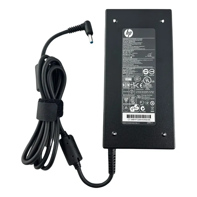 Cargador Hp Original 150w Zbook Omen 19.5v 7.7a Punta Azul 