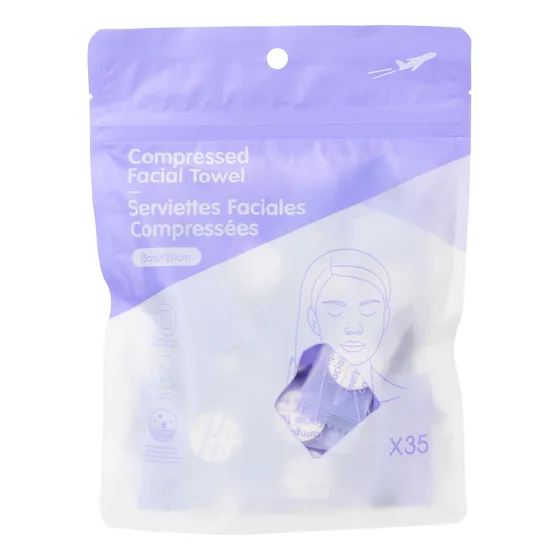 Toalla Facial Comprimida 35uds