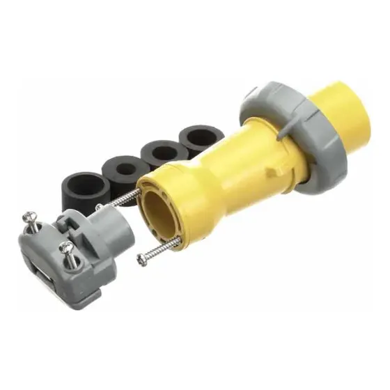Hbl320p4w - Macho, Enchufe, 20 A 125 V Ca, Conexión A Tierra