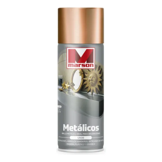 Pintura  Esmalte Metalizado Cobre 350ml Marson