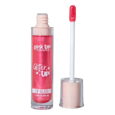 Lip Gloss Hidratante Con Brillos Glitter Up Pink Up Color 04 Pink Light