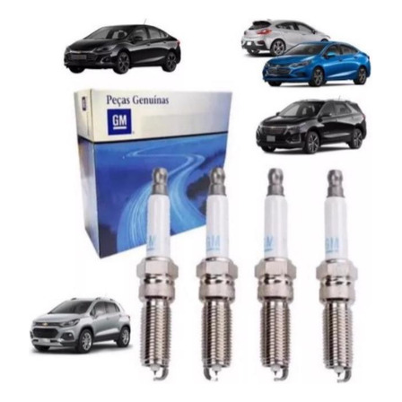Jogo Velas Ignicao Cruze 1.4 Turbo , Tracker 1.4 12674112 Gm Jogo Velas Ignicao Cruze 1.4 Turbo , Tracker 1.4 12674112 Gm