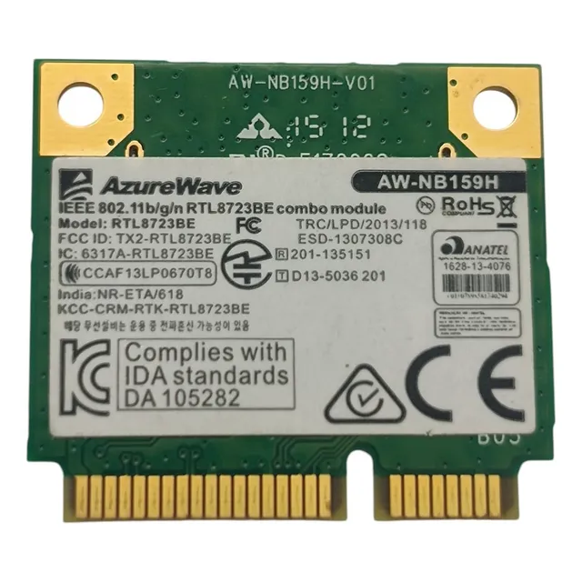 Placa De Red Wifi 2.4ghz Bluetooth 4.0 Azurewave Pcie Compaq