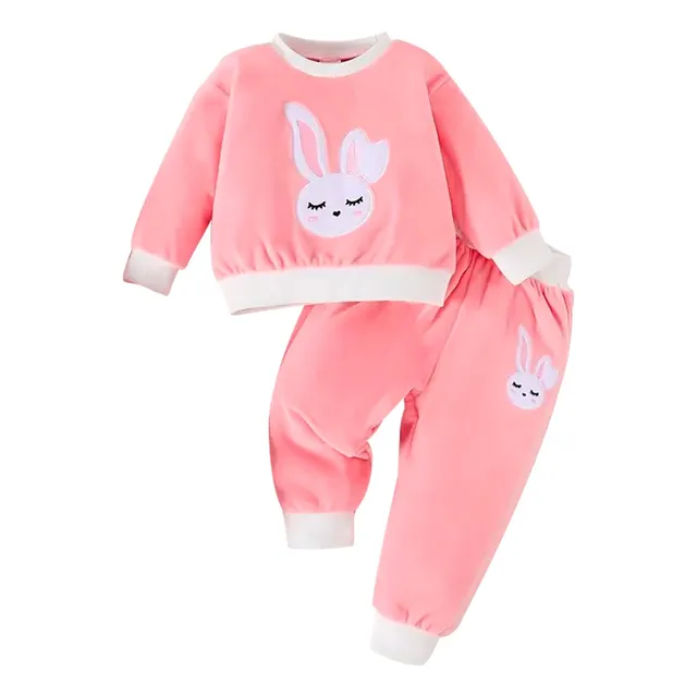 Conjunto Conejito Para Niñas Sudadera 