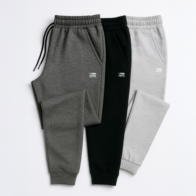 Kit 3 Calças Moletom Masculina Slim Jogger Para Academia