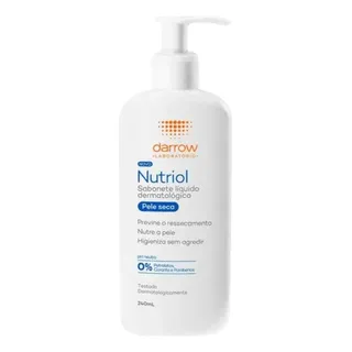 Sabonete LĂquido Nutriol Hidratante Para Peles Secas 240ml D Sabonete LĂquido Nutriol Hidratante Para Peles Secas 240ml D