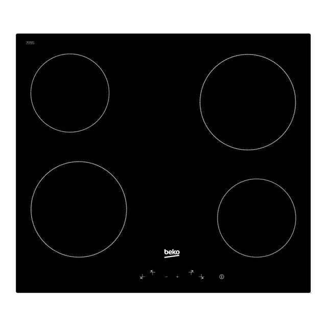 Anafe eléctrico - Beko HIC 64400 E 220V color negro - 4 hornallas