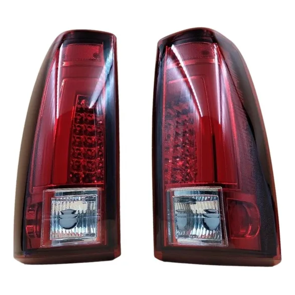 Juego De Calaveras De Led Para Chevrolet Pu 99-02 Luz Gel