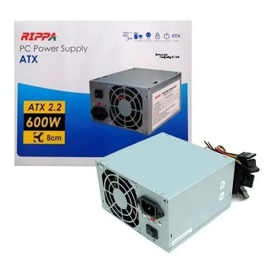 Fuente De Poder 600w Rippa Atx