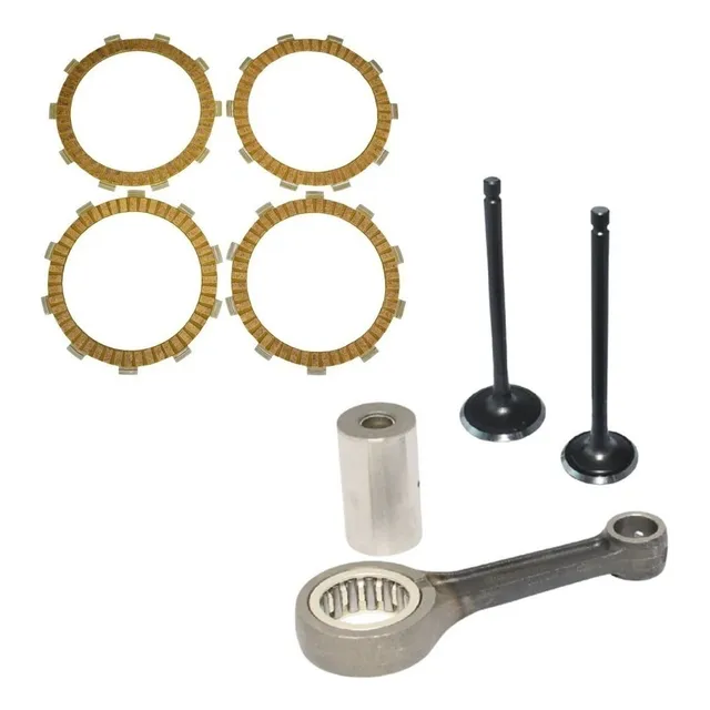 Kit Biela Yamaha Fz16 + Válvulas + Discos Clutch Racing