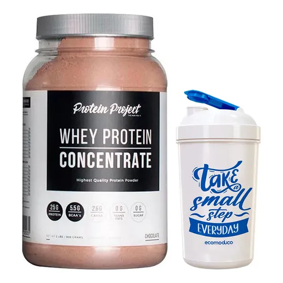 Whey Protein Concentrate 2lb Protein Project + Vaso