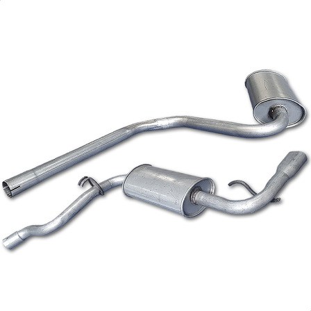 Kit Escapamento Abafador + Silencioso Fiat Uno 1983 A 2001 Kit Escapamento Abafador + Silencioso Fiat Uno 1983 A 2001