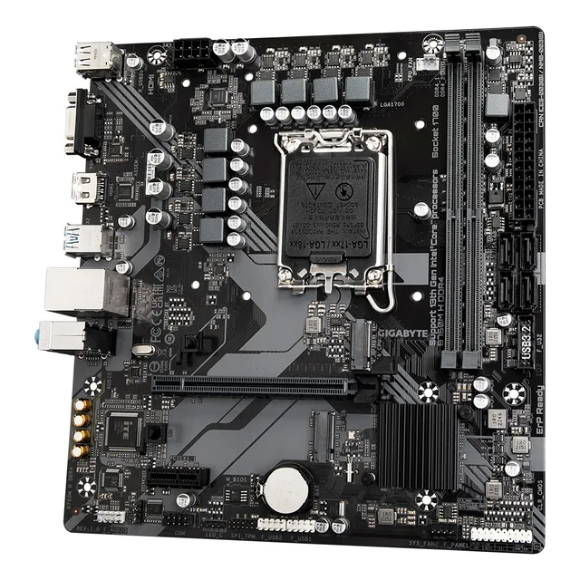 TARJETA MADRE GIGABYTE B760M H DDR4 SOCKET 1700 COLOR NEGRO