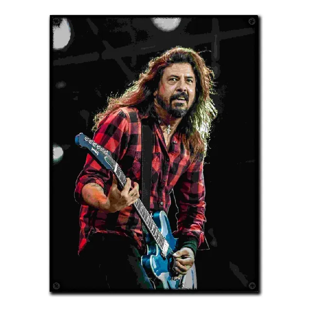 #280 - Cuadro Vintage 30 X 40 - Dave Grohl - Foo Fighters