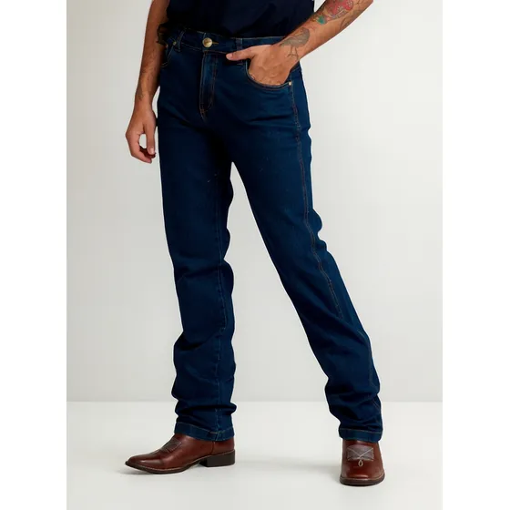 Calça Masc. Jeans Big Plus Size Tamanho Maior Resistente C/3