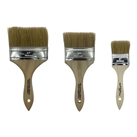 Kit Brocha Pelo De Camello, Mango De Madera, 2' 3' 4' 
