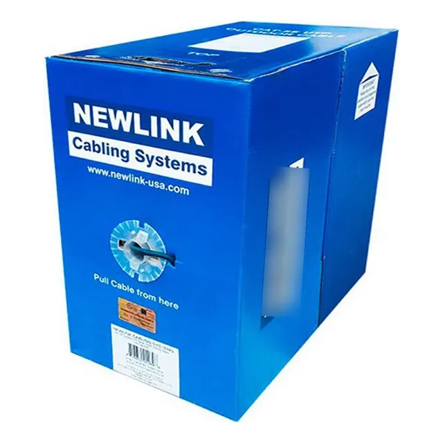 Newlink - Rollo De Cable Utp Cat 6 New-9806742 D Cobre, Azul