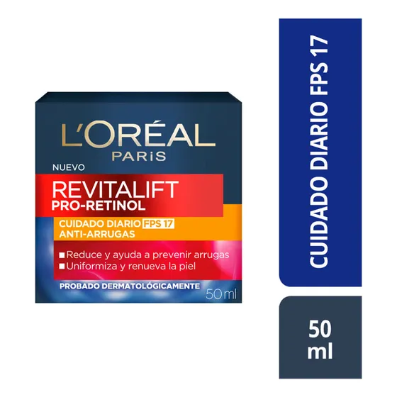 Crema Día L'oréal Paris Revitalift Retinol 50ml Todo Tipo De Piel Día