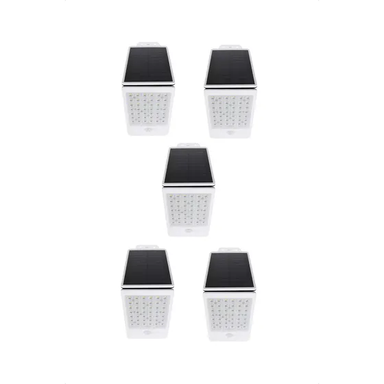 Foco Solar Led Reflector Con Sensor Movimiento Ext Ip67 X5