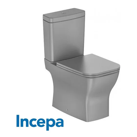 Roca Wc- Sanitario Gris Mate Descarga Piso Wc0028