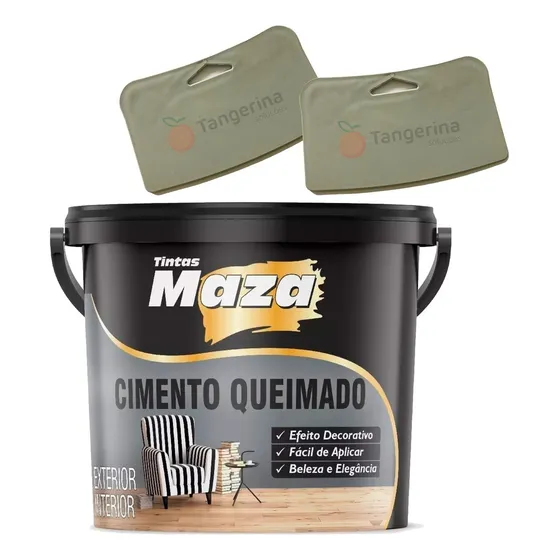Cimento Queimado Chumbo 23kg + Brinde