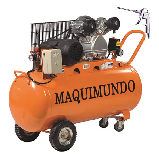 Compresor De Aire 3hp 200lts 2 Pistones 220v Taller Color Negro Frecuencia 50