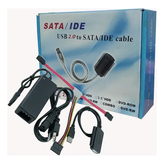 Adaptador Cable Convertidor Ide Sata A Usb Pc Disco Duro
