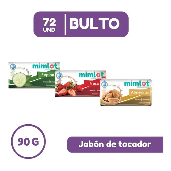 Jabon De Tocador Mimlot 90g X 72