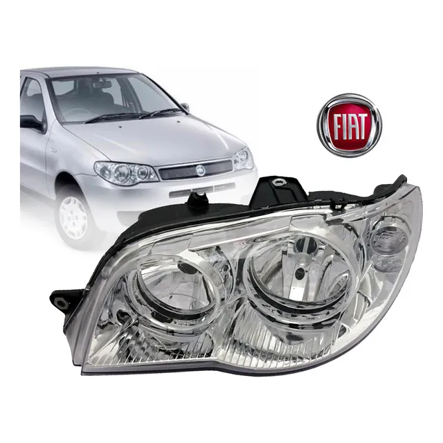 Faro Izquierdo Delantero Para Fiat Siena Fase 2 2007