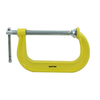Prensa Tipo C Forjada Uso Rudo Surtek 10766 153mm 29907120 Prensa Tipo C Forjada Uso Rudo Surtek 10766 153mm 29907120