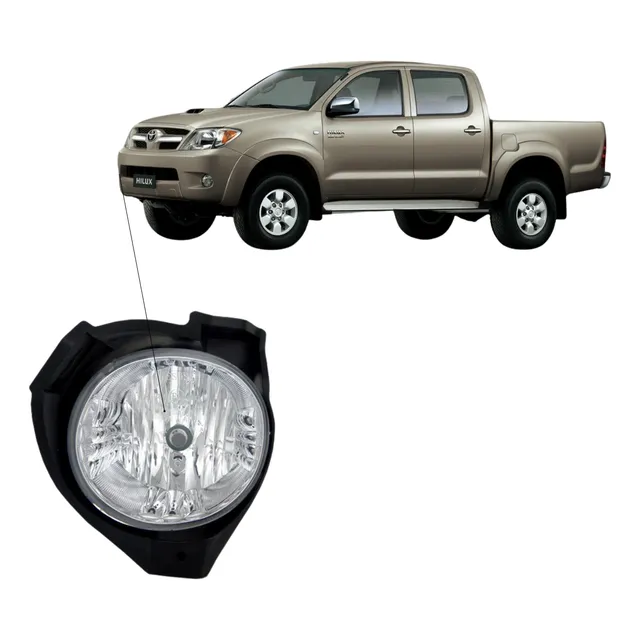 Faro Auxiliar Toyota Hilux Sw4 2009 2010 2011 Derecho