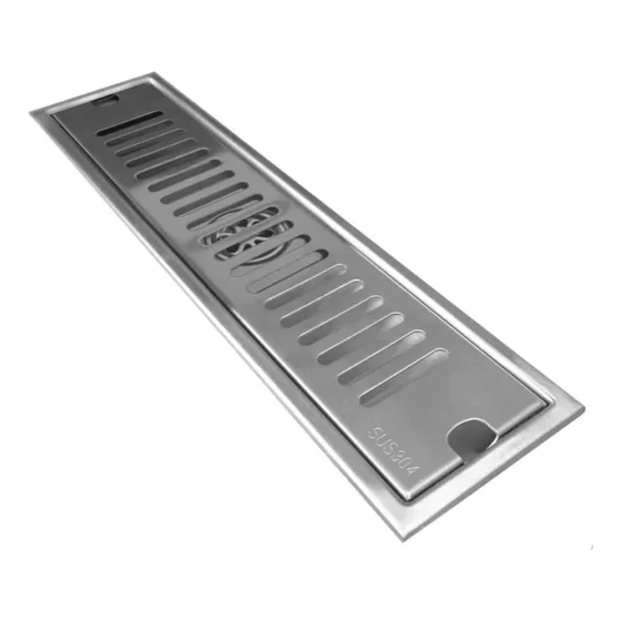 Rejilla Centro Piso Desagüe Drenaje Rectangular 30 X 1 0 Cm