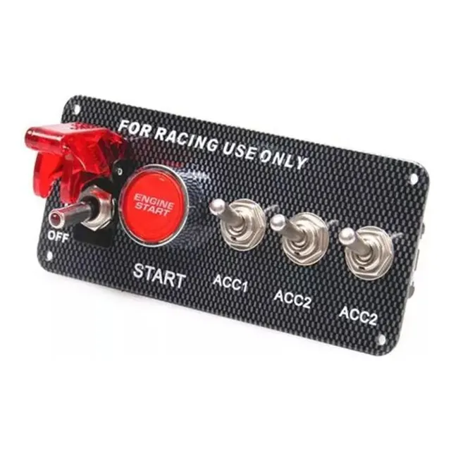 Tablero Encendido Tipo Competicion Relay Y Cable 3 Switch