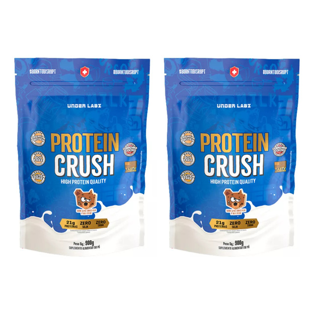 Kit 2x Whey Protein Crush 900g Under Labz Original Oferta Kit 2x Whey Protein Crush 900g Under Labz Original Oferta