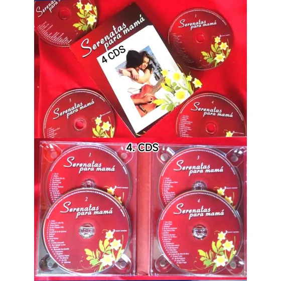 4 Cds Serenatas Para Mamá Cantantes Varios Importado Nuevos