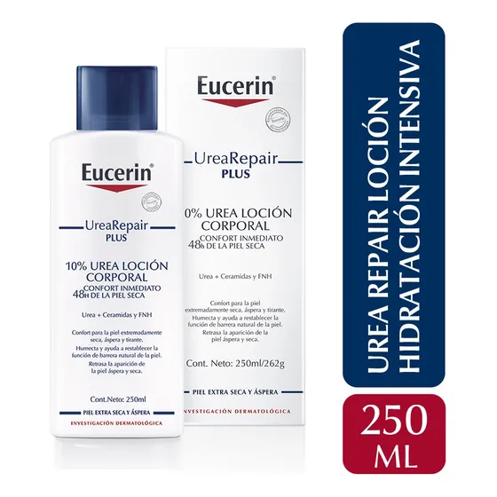 Loción Eucerin UreaRepair Plus Urea 10% en pomo 250mL