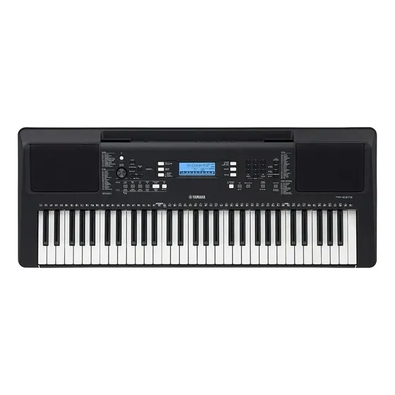 Teclado musical Yamaha PSR Series PSR-E373 61 teclas negro | Cuotas sin interés