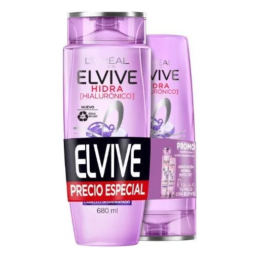 Elvive - Pck - Sh 680 + Aco 370 - Hialuronico