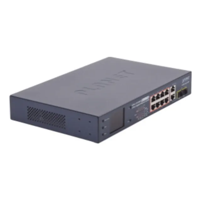 Switch Poe+ Distancia 250 Metros 8 Puertos + 2 Combo Tp