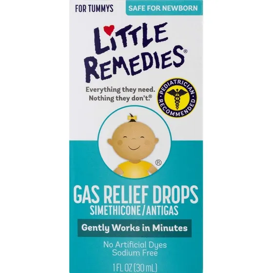 Gotas Alivia Cólicos Y Gases Bebés Little Remedies 30ml Sabor Sin Sabor