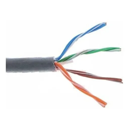 Cable De Red  Par Trenzado Utpbelden 10gxs12 0081000 305m Color Gris