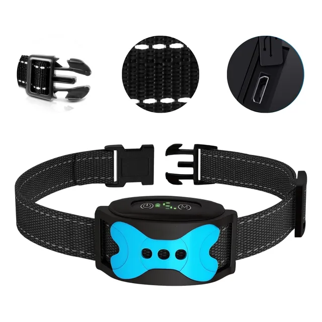 Collar Anti Ladrido Para Perros - Vibración Y Sonido