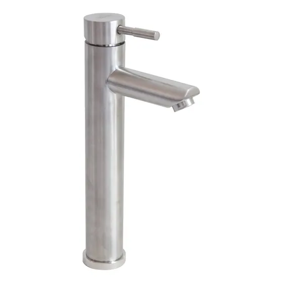 Grifería De Bacha Monocomando Flowater Acero Inoxidable 304 Acabado Satinado